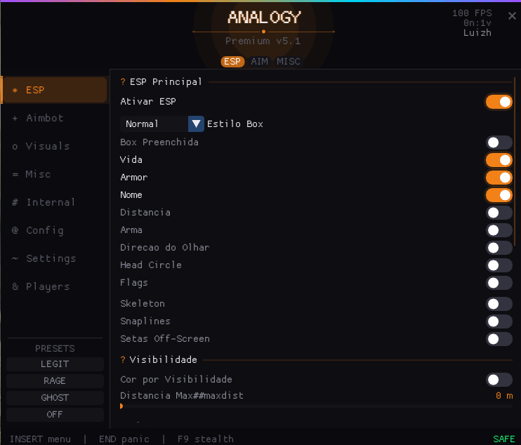 Analogy Menu Preview